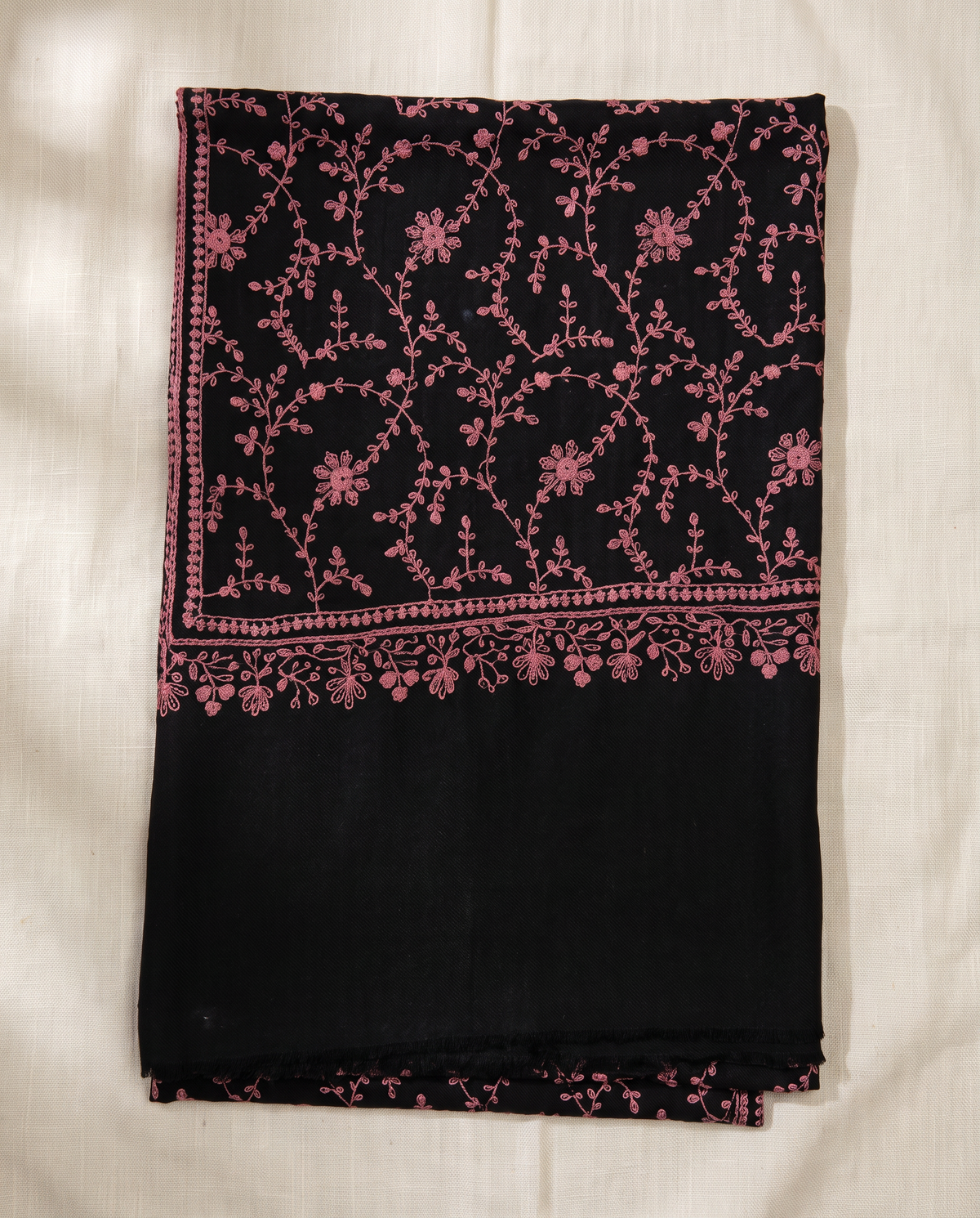 Rose Jaali Shawl