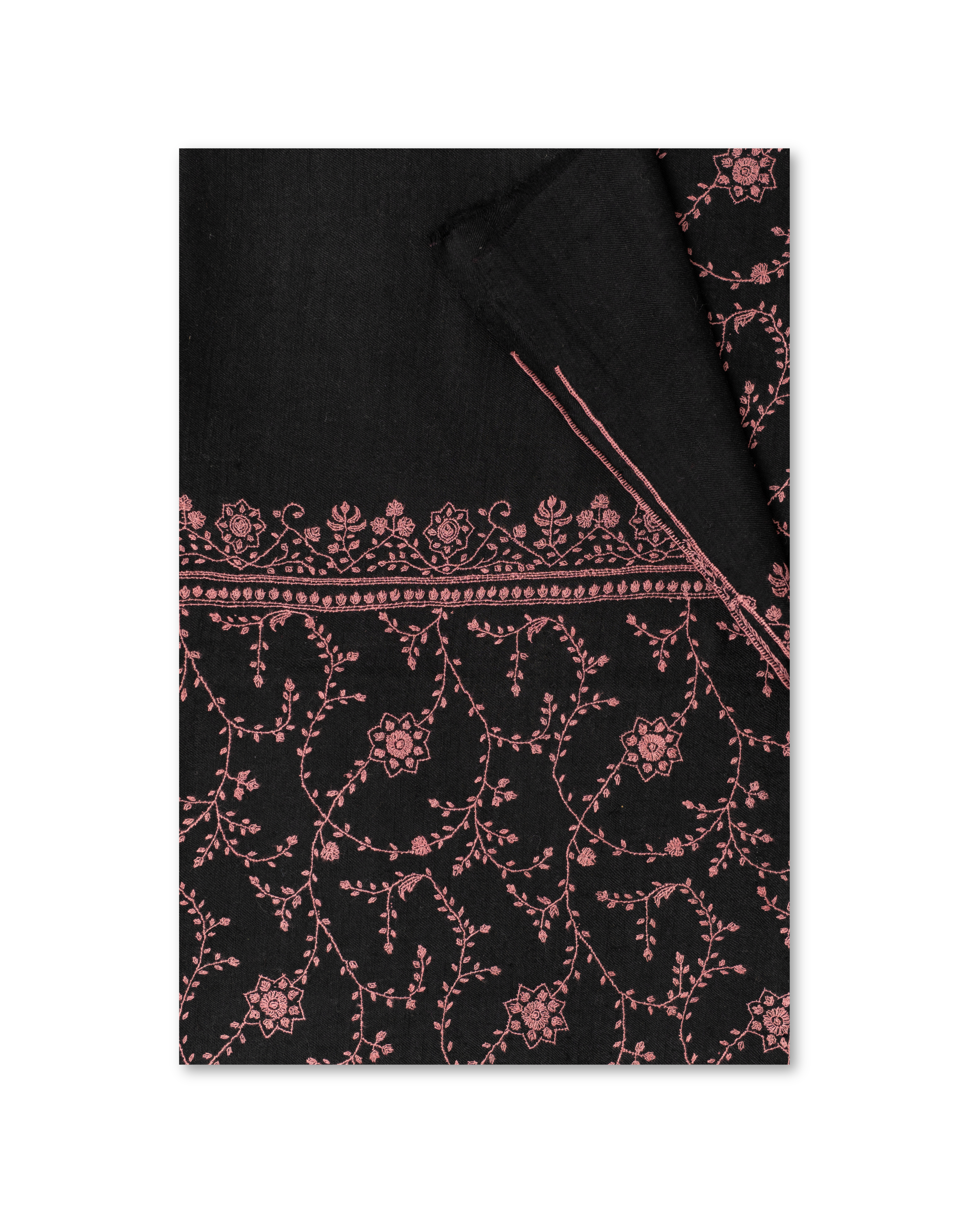 Rose Jaali Shawl