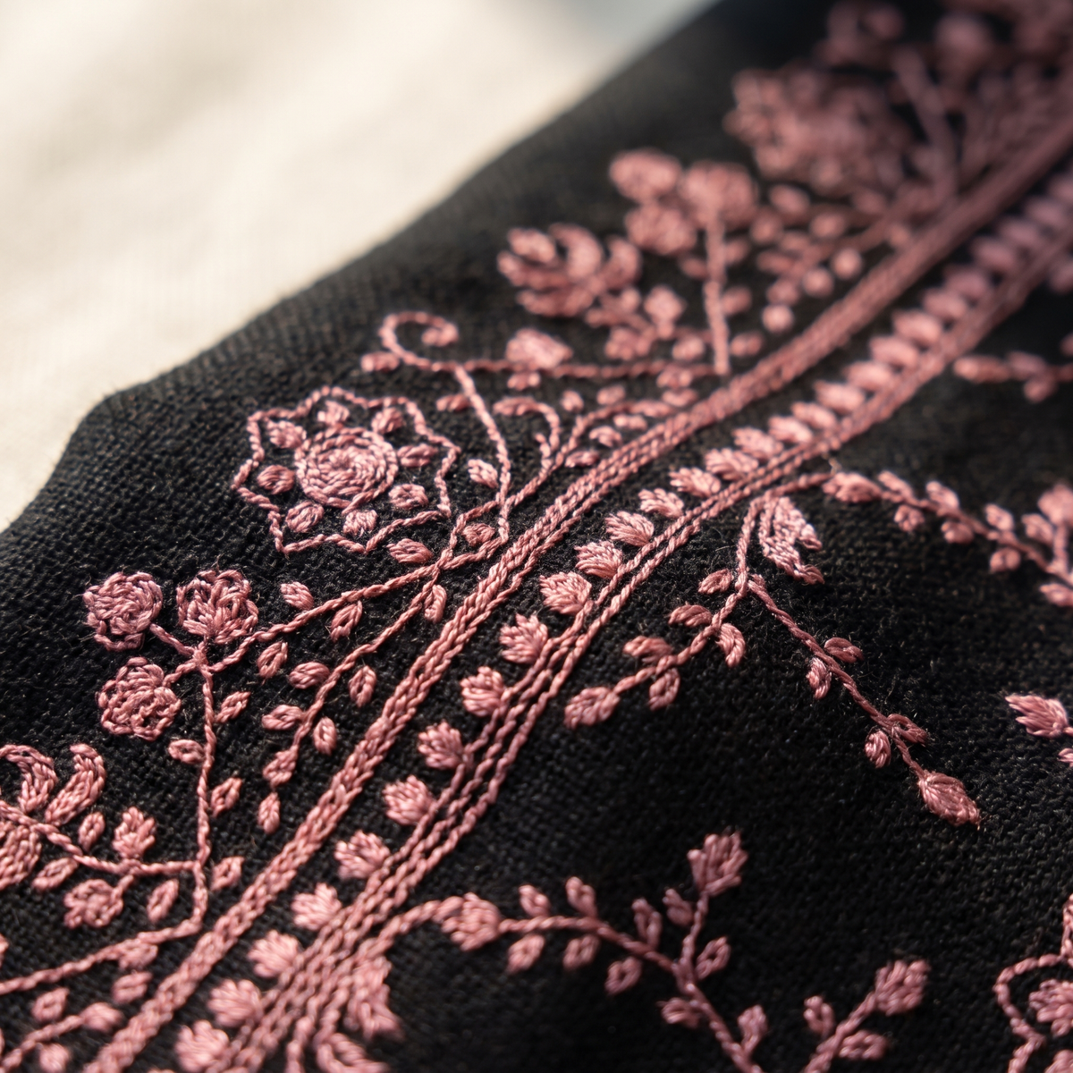 Rose Jaali Shawl